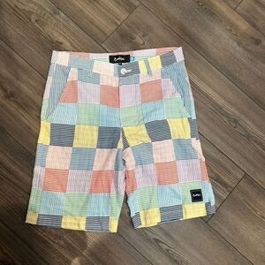 Men’s Cookies Seersucker Rainbow Shorts 28